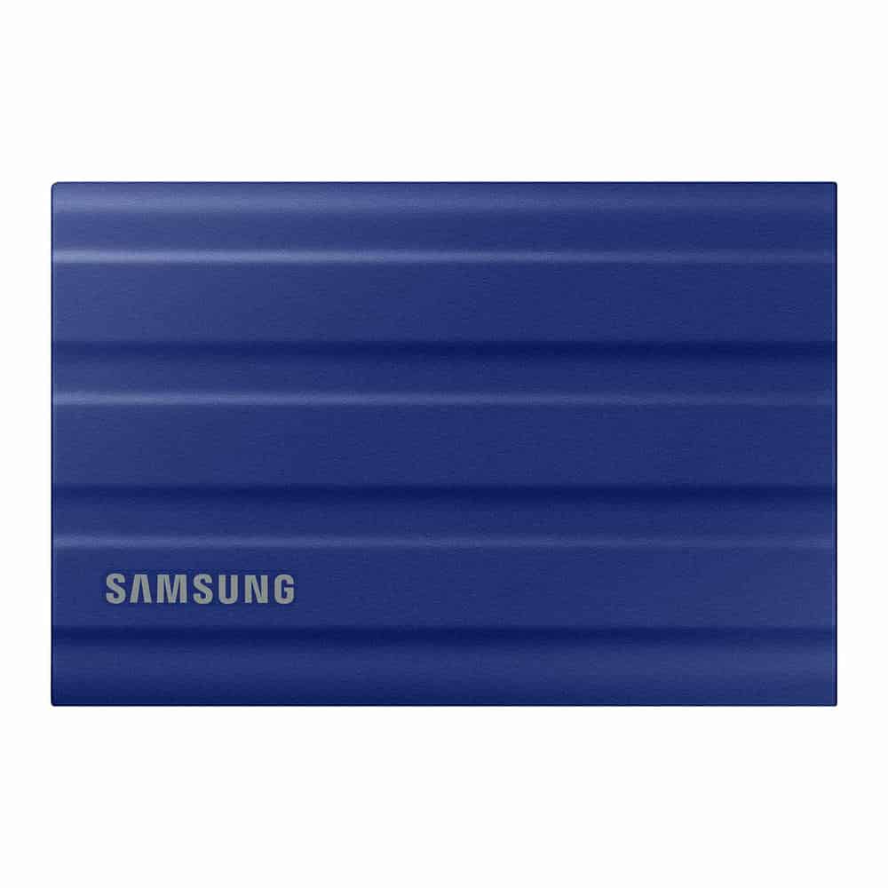 (image for) Samsung T7 Shield Portable 1TB SSD USB3.2 Gen2 USB-C/A Blue